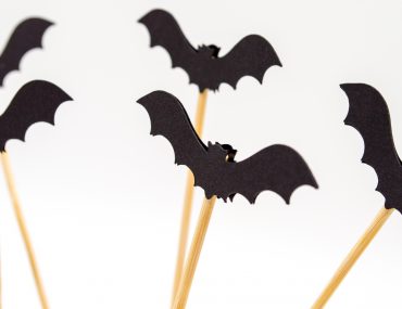 black bats on a stick